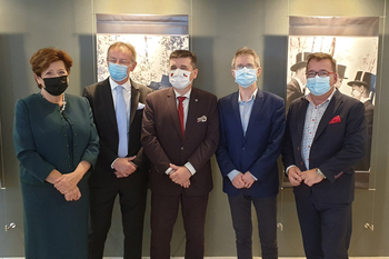 Návštěva předsedy Senátu Parlamentu České republiky