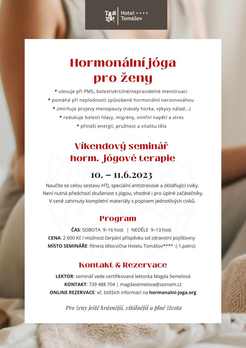 program kurzu hormonální jógy ve zlíně