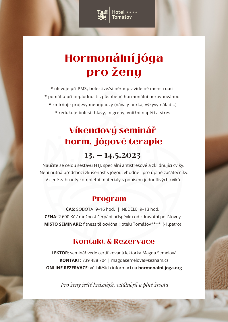 pozvánka na seminář hormonální jógy